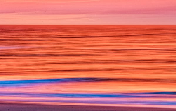 Sylt Farben des Sonnenutergangs