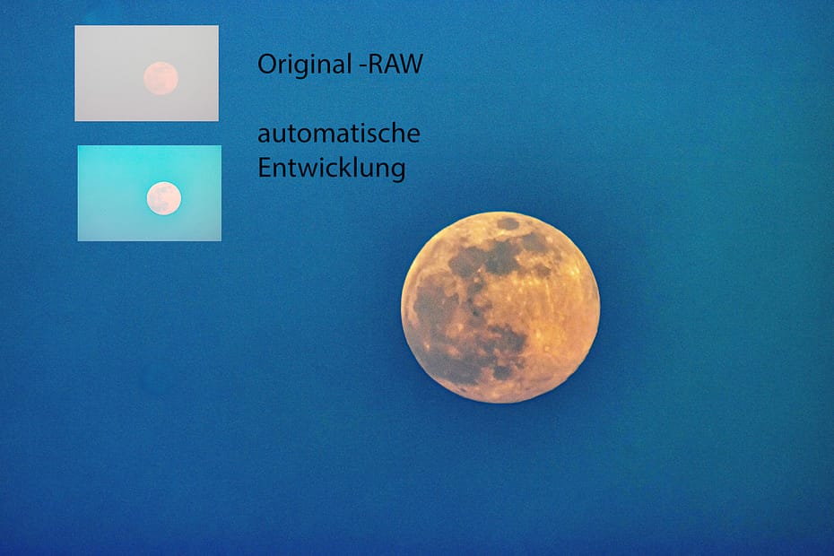 Vom Raw zum Bild
